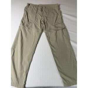 Worldwide‎ sportsman Cargo Convertible, pants size large 32 x 32”, Tan